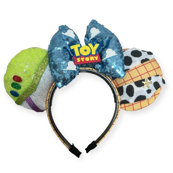 Hand Made Minnie Mickey Ears Bundle - Picture 3 of 5